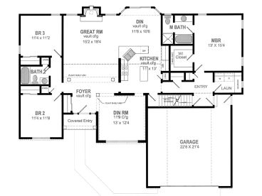 Floor Plan, 014H-0009