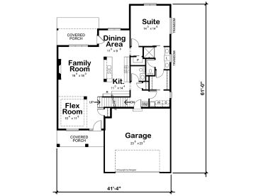 1st Floor Plan, 031H-0494