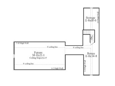 2nd Floor Plan, 042H-0014