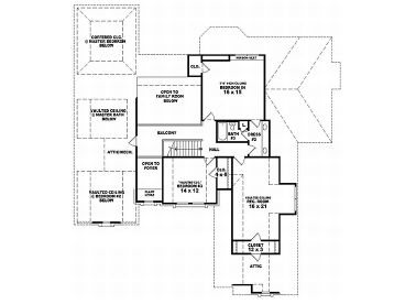 2nd Floor Plan, 006H-0120