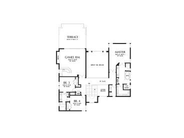 2nd Floor Plan, 034H-0374