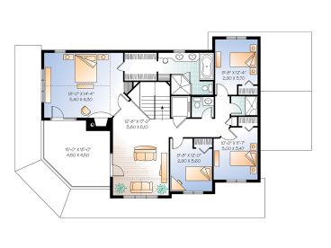 2nd Floor Plan, 027H-0199