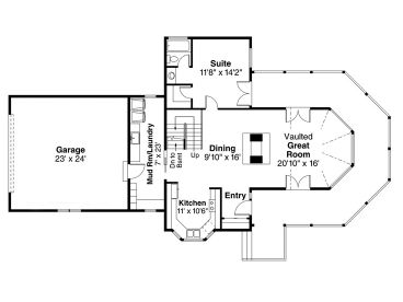 1st Floor Plan, 051H-0379
