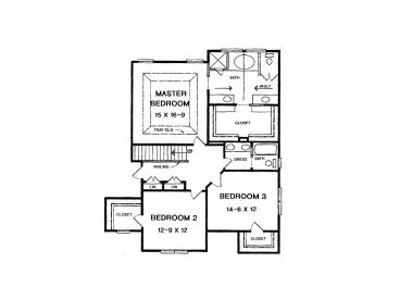 2nd Floor Plan, 019H-0096