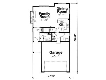 1st Floor Plan, 031H-0211