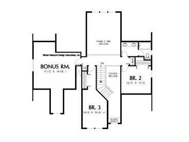2nd Floor Plan, 034H-0115
