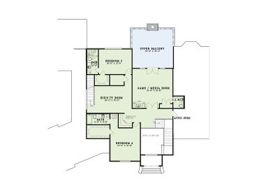 2nd Floor Plan, 025H-0284