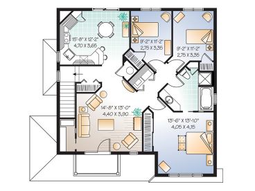 2nd Floor Plan, 027M-0017