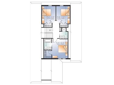 2nd Floor Plan, 027H-0358