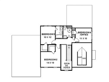 2nd Floor Plan, 007H-0044