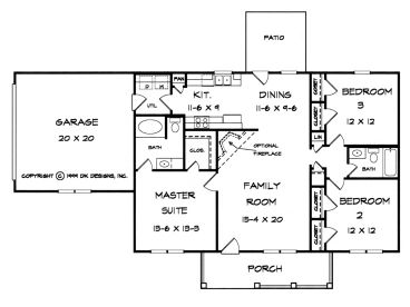 Floor Plan, 019H-0113