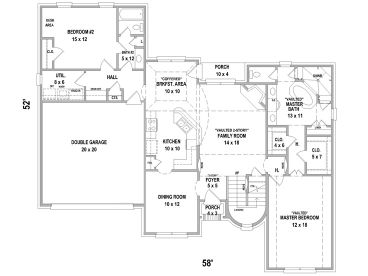 1st Floor Plan, 006H-0179