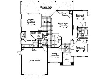 Floor Plan, 043H-0025