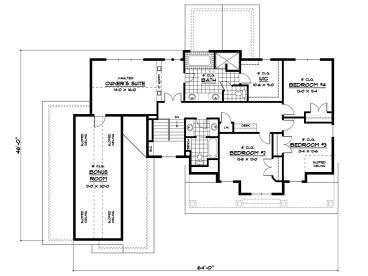 2nd Floor Plan, 023H-0123