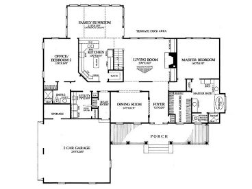 1st Floor Plan, 063H-0113