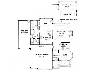 1st Floor Plan, 014H-0085