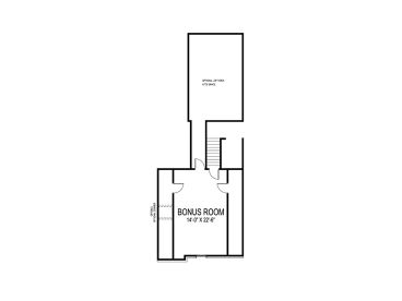 2nd Floor Plan, 058H-0051