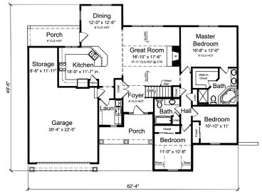 Floor Plan, 046H-0054