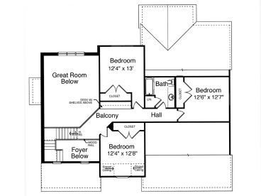 2nd Floor Plan, 046H-0025