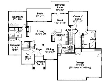 1st Floor Plan, 051H-0046
