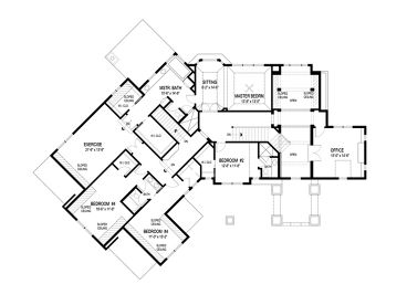 2nd Floor Plan, 007H-0124
