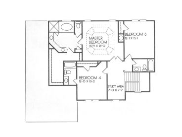 2nd Floor Plan, 045H-0022
