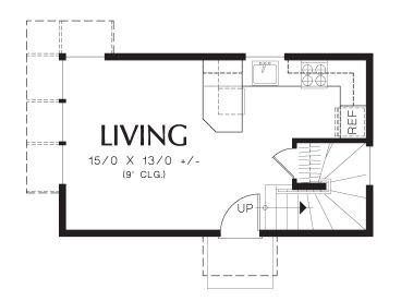 1st Floor Plan, 034H-0391