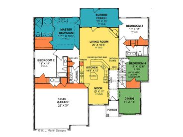 1st Floor Plan, 059H-0071