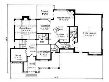 1st Floor Plan, 046H-0085