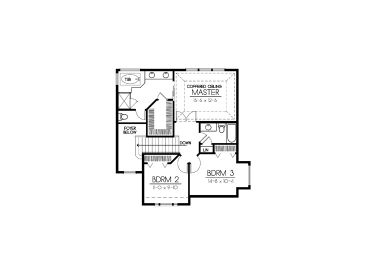 2nd Floor Plan, 026H-0026