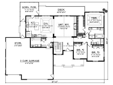 Floor Plan, 020H-0264