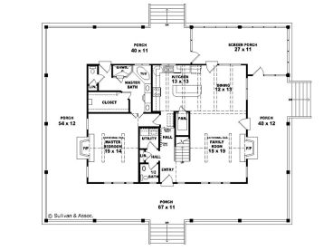 1st Floor Plan, 006H-0137