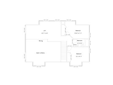 2nd Floor Plan, 065H-0042