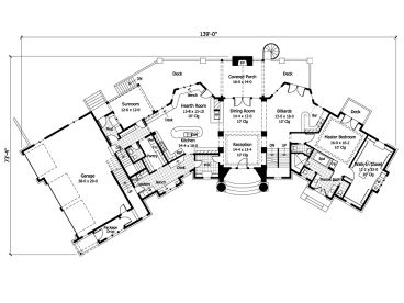 1st Floor Plan, 023H-0151