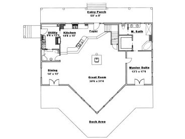 1st Floor Plan, 012H-0071