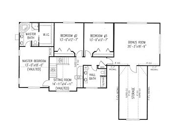 2nd Floor Plan, 044H-0037