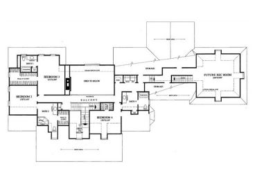 2nd Floor Plan, 063H-0001