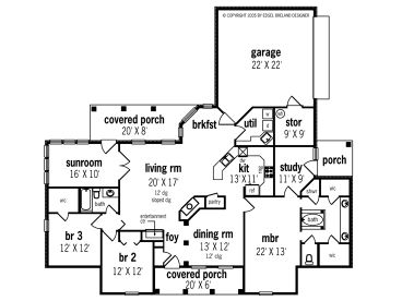 Floor Plan, 021H-0109