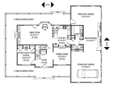 1st Floor Plan, 044H-0019