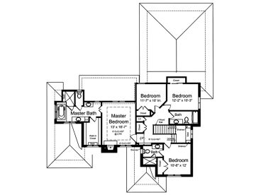 2nd Floor Plan, 046H-0132