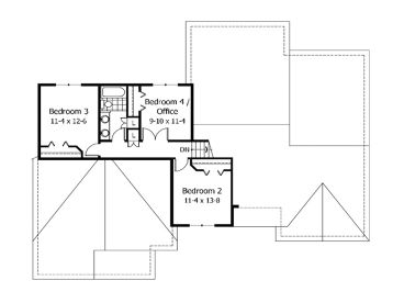 2nd Floor Plan, 023H-0022