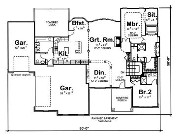 Floor Plan, 050H-0047