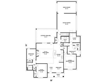 1st Floor Plan, 006H-0189