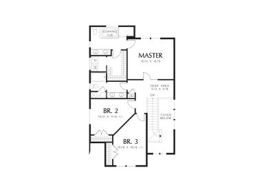 2nd Floor Plan, 034H-0394
