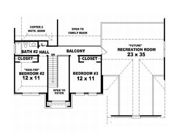 2nd Floor Plan, 006H-0078