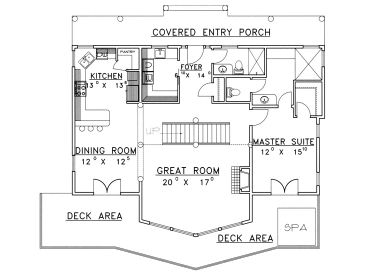 1st Floor Plan, 012H-0062