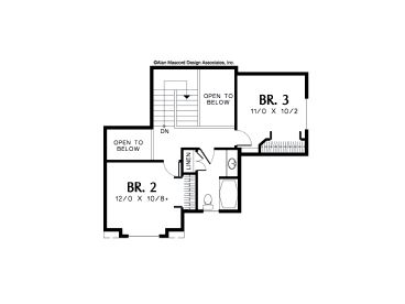 2nd Floor Plan, 034H-0106