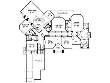 1st Floor Plan, 043H-0170