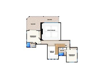 2nd Floor Plan, 069H-0006