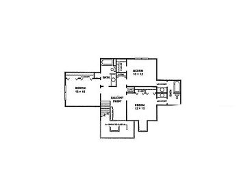 2nd Floor Plan, 004H-0088